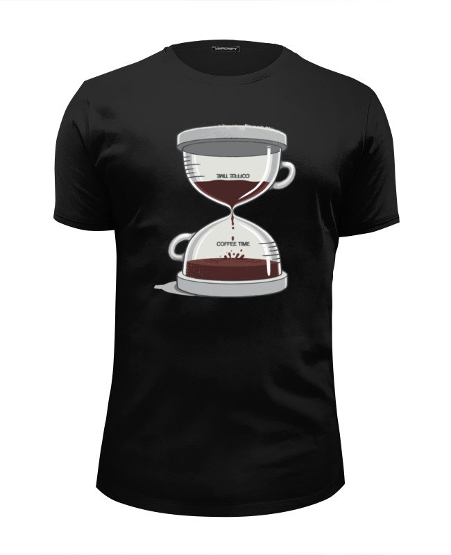 printio футболка wearcraft premium slim fit coffee time время кофе Printio Футболка Wearcraft Premium Slim Fit Coffee time / время кофе