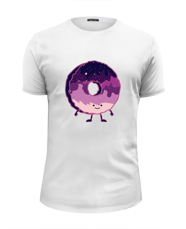 Printio Футболка Wearcraft Premium Slim Fit Космический пончик (space donut) printio футболка wearcraft premium slim fit космический пончик space donut