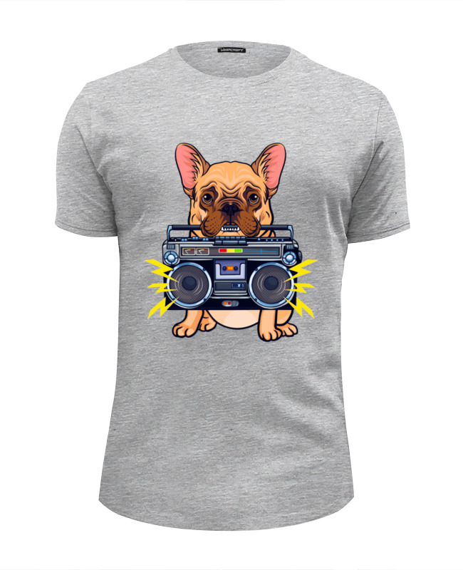 Printio Футболка Wearcraft Premium Slim Fit Dog boombox printio футболка wearcraft premium slim fit dog boombox