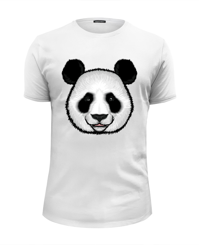 Printio Футболка Wearcraft Premium Slim Fit ✱ panda ✱
