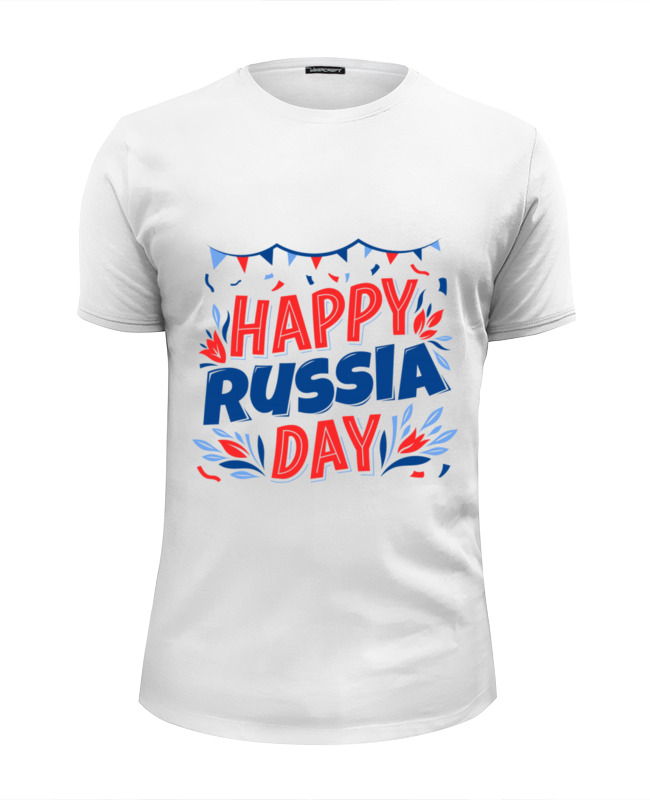 Printio Футболка Wearcraft Premium Slim Fit Happy russia day printio футболка wearcraft premium slim fit happy russia day