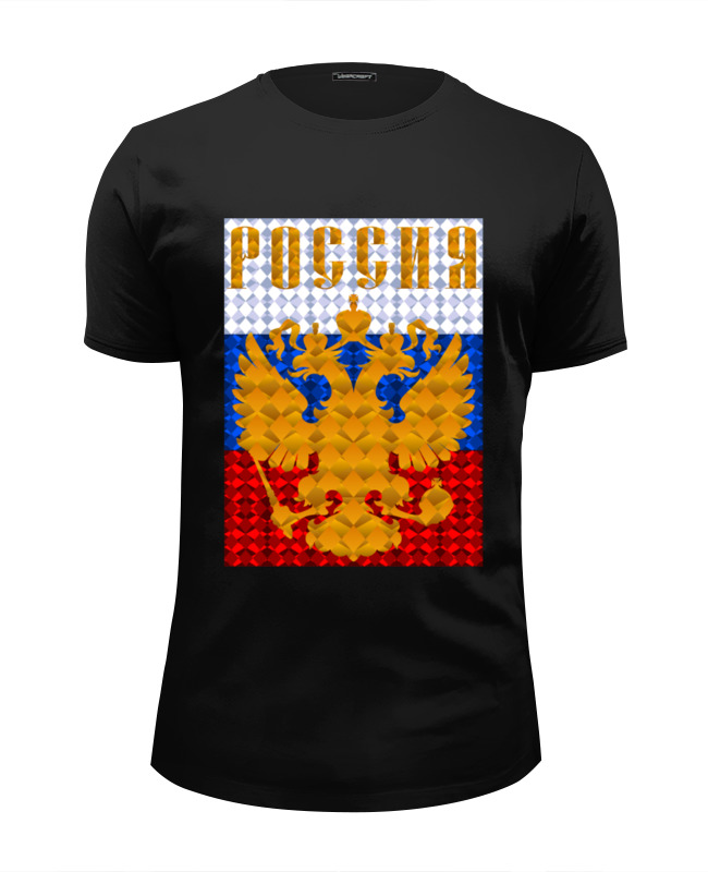 Printio Футболка Wearcraft Premium Slim Fit Герб россии