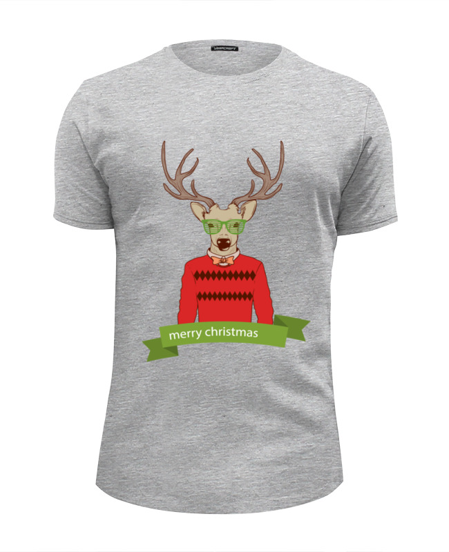 Printio Футболка Wearcraft Premium Slim Fit Christmas deer printio футболка wearcraft premium slim fit christmas deer
