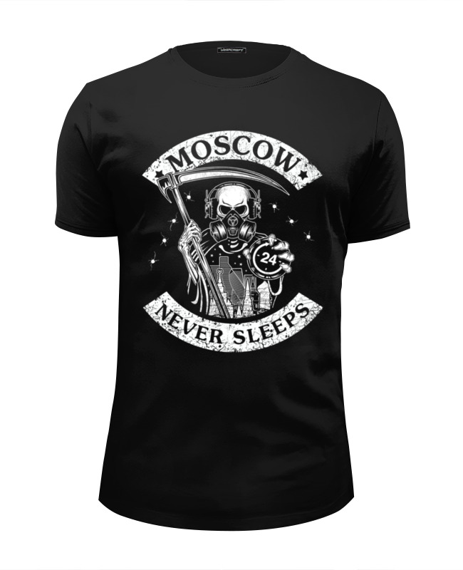 Printio Футболка Wearcraft Premium Slim Fit Moscow never sleeps printio футболка wearcraft premium slim fit moscow never sleeps