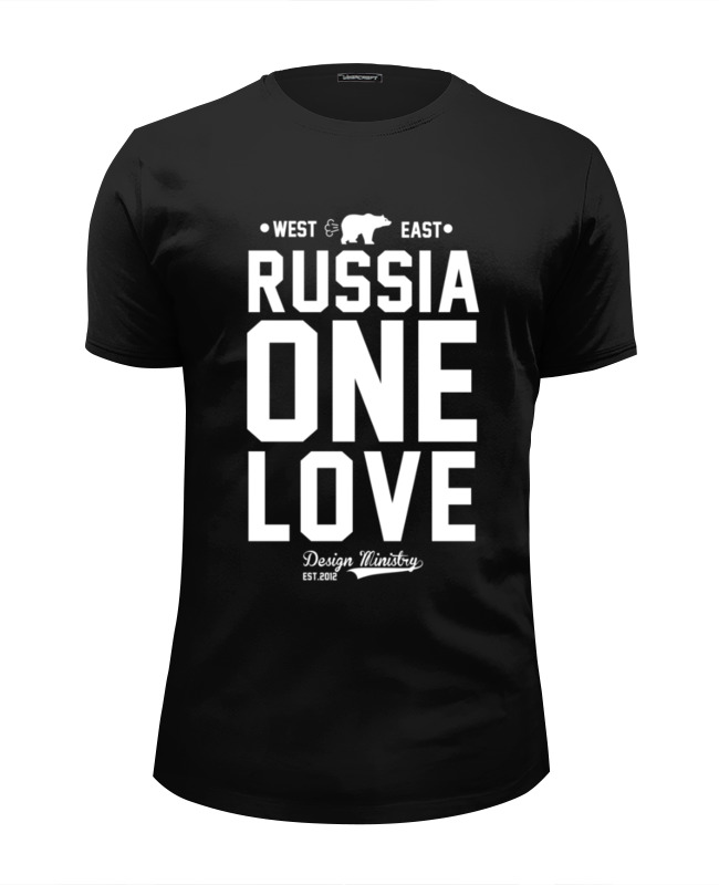 Printio Футболка Wearcraft Premium Slim Fit Russia one love by design ministry printio футболка wearcraft premium slim fit moscow by design ministry