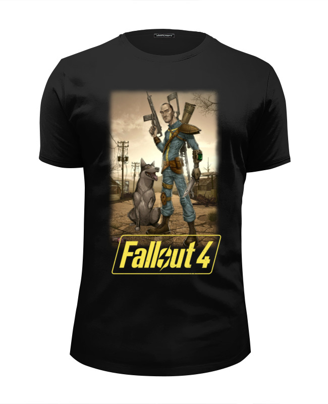 цена Printio Футболка Wearcraft Premium Slim Fit Fallout 4