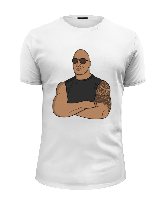 Printio Футболка Wearcraft Premium Slim Fit Дуэйн джонсон printio футболка wearcraft premium дуэйн джонсон скала dwayne johnson the rock