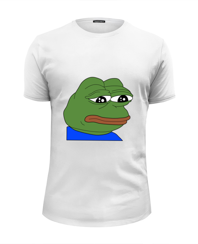 Printio Футболка Wearcraft Premium Slim Fit Sad frog printio футболка wearcraft premium slim fit sad frog