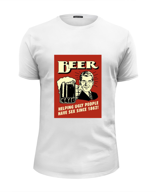Printio Футболка Wearcraft Premium Slim Fit Пиво! printio футболка wearcraft premium slim fit пиво beer