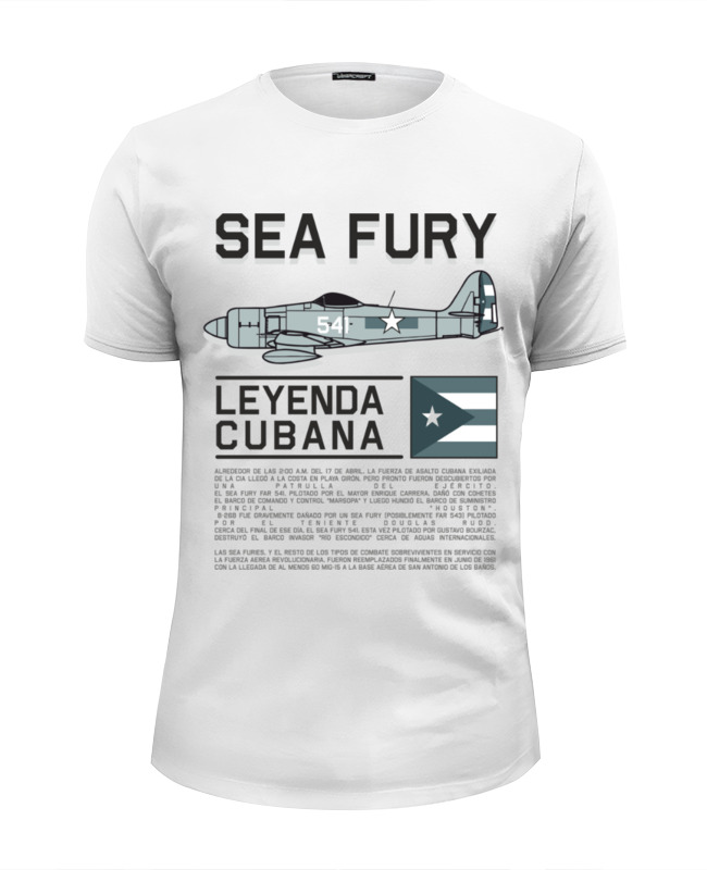 Printio Футболка Wearcraft Premium Slim Fit Sea fury