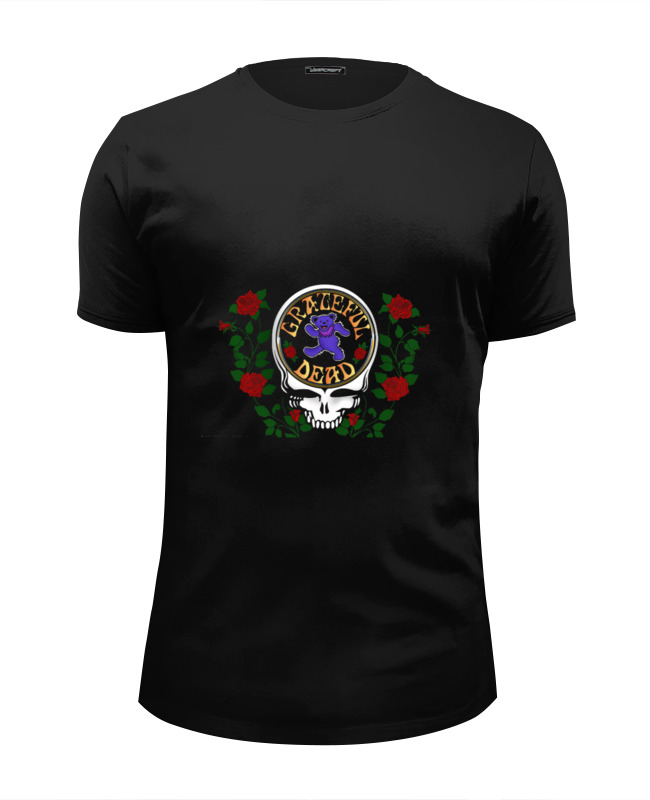 Printio Футболка Wearcraft Premium Slim Fit Grateful dead