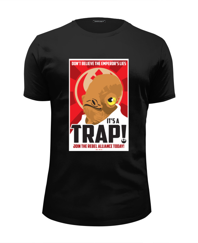 Printio Футболка Wearcraft Premium Slim Fit It's a trap! printio футболка wearcraft premium it s a trap
