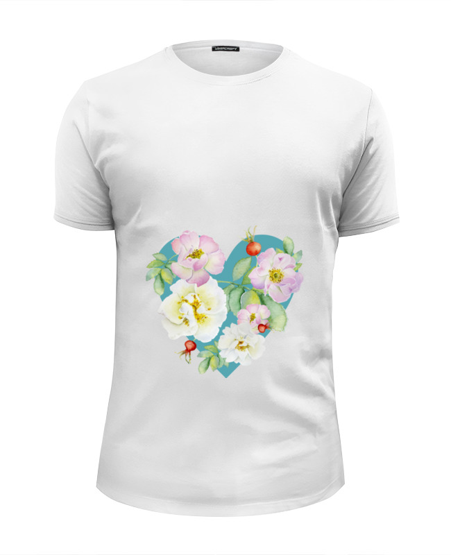 Printio Футболка Wearcraft Premium Slim Fit Сердце