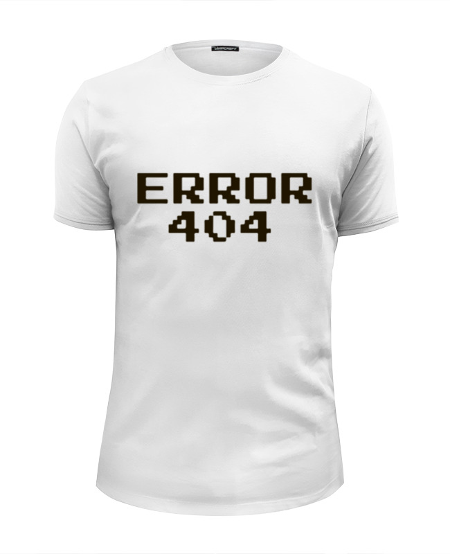 Printio Футболка Wearcraft Premium Slim Fit Ошибка 404 printio футболка wearcraft premium ошибка 404