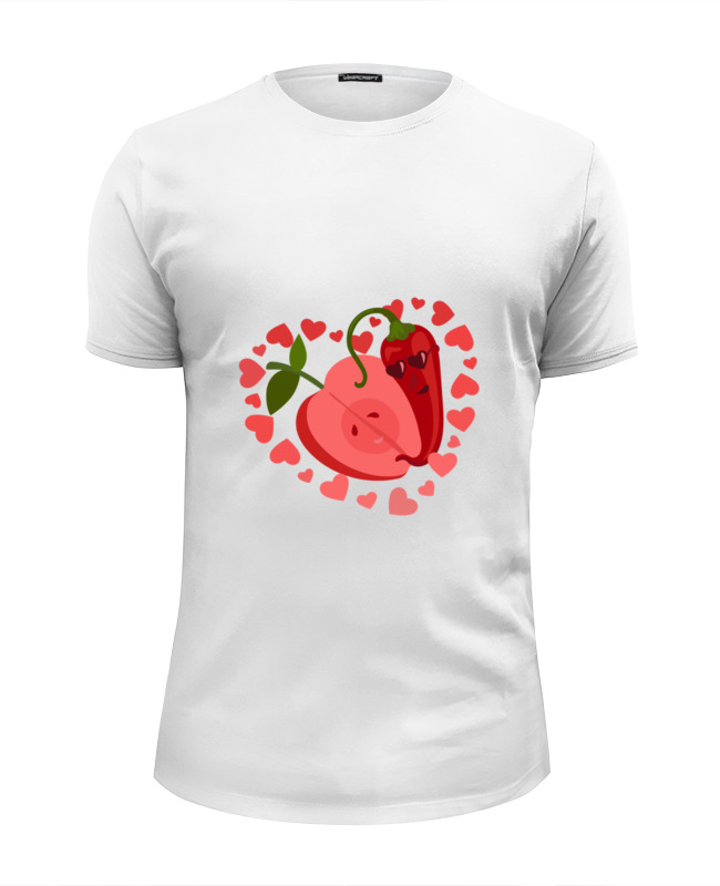 printio футболка wearcraft premium slim fit дама и перец by kkaravaev ru Printio Футболка Wearcraft Premium Slim Fit Перчик и яблочко