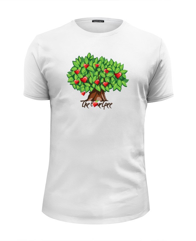 printio футболка wearcraft premium slim fit подкова на удачу Printio Футболка Wearcraft Premium Slim Fit Icalistini the love tree дерево любви