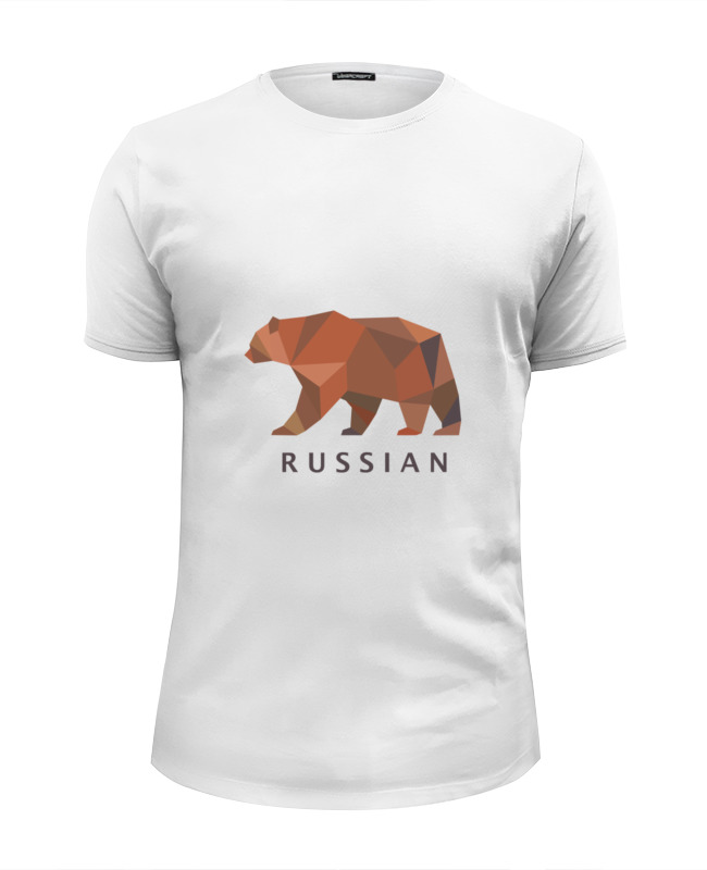 Printio Футболка Wearcraft Premium Slim Fit Russian printio футболка wearcraft premium putin love russian bear