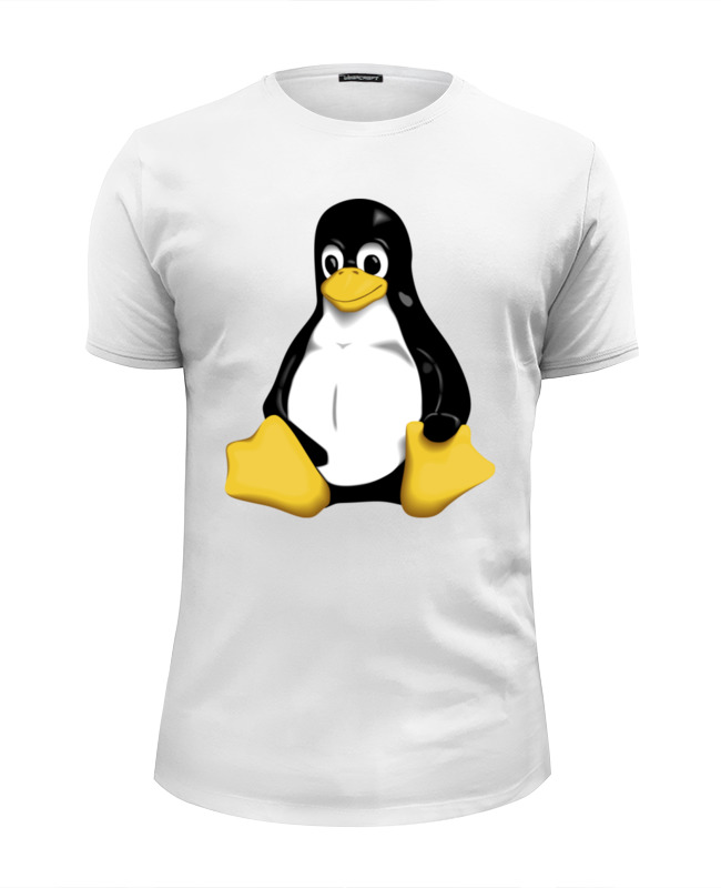 Printio Футболка Wearcraft Premium Slim Fit Пингвин (linux)