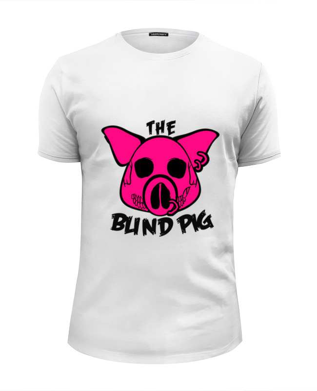 Printio Футболка Wearcraft Premium Slim Fit The blind pig #2