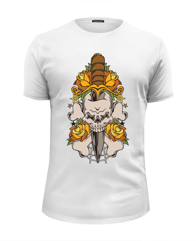 Printio Футболка Wearcraft Premium Slim Fit Череп