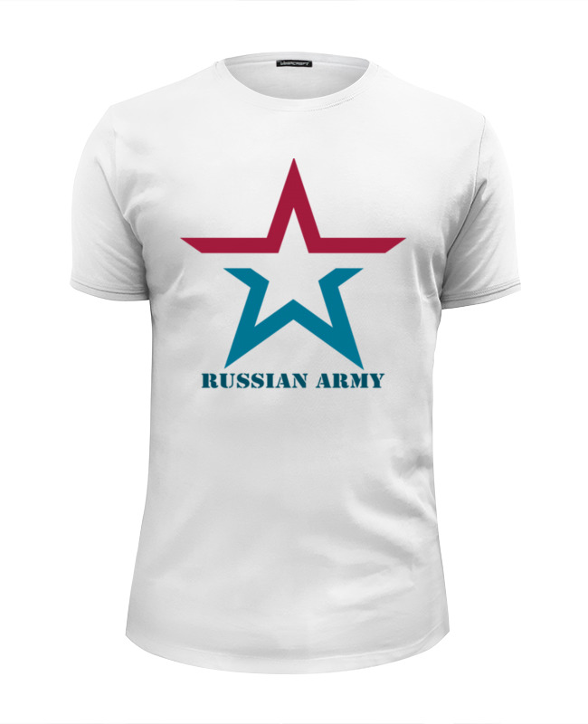 Printio Футболка Wearcraft Premium Slim Fit russian army панков н ред армия россии russian army