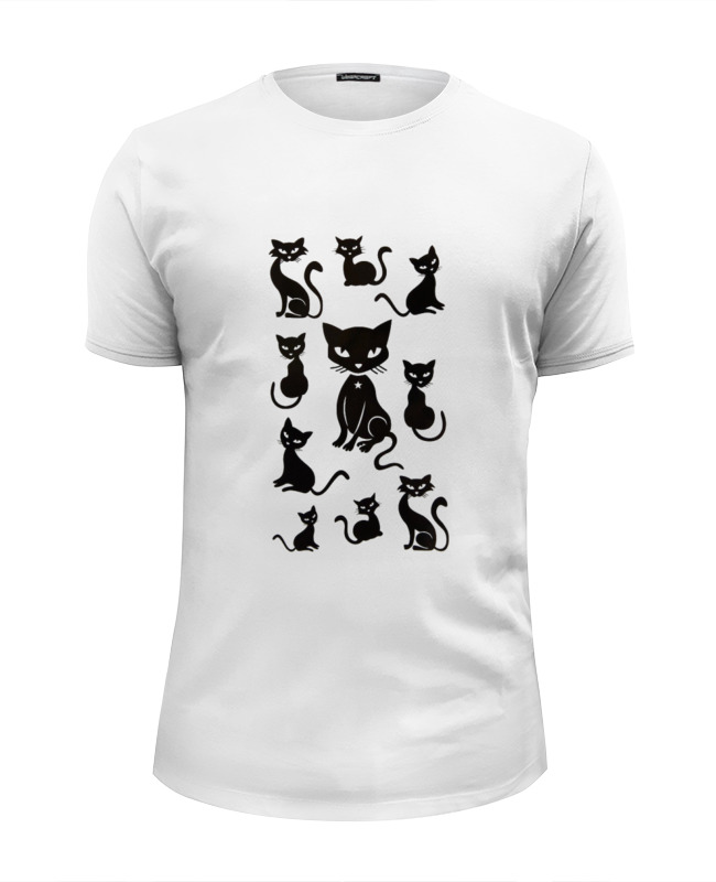 Printio Футболка Wearcraft Premium Slim Fit Кошки printio футболка wearcraft premium slim fit мужчины любят кошек