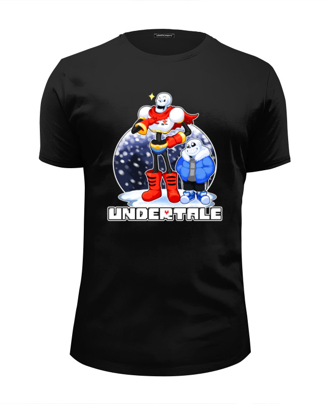 printio футболка wearcraft premium slim fit санс череп undertale Printio Футболка Wearcraft Premium Slim Fit Undertale