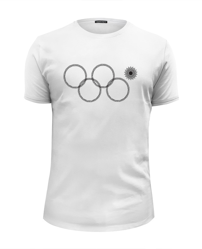 Printio Футболка Wearcraft Premium Slim Fit Нераскрывшееся олимпийское кольцо printio футболка классическая нераскрывшееся олимпийское кольцо