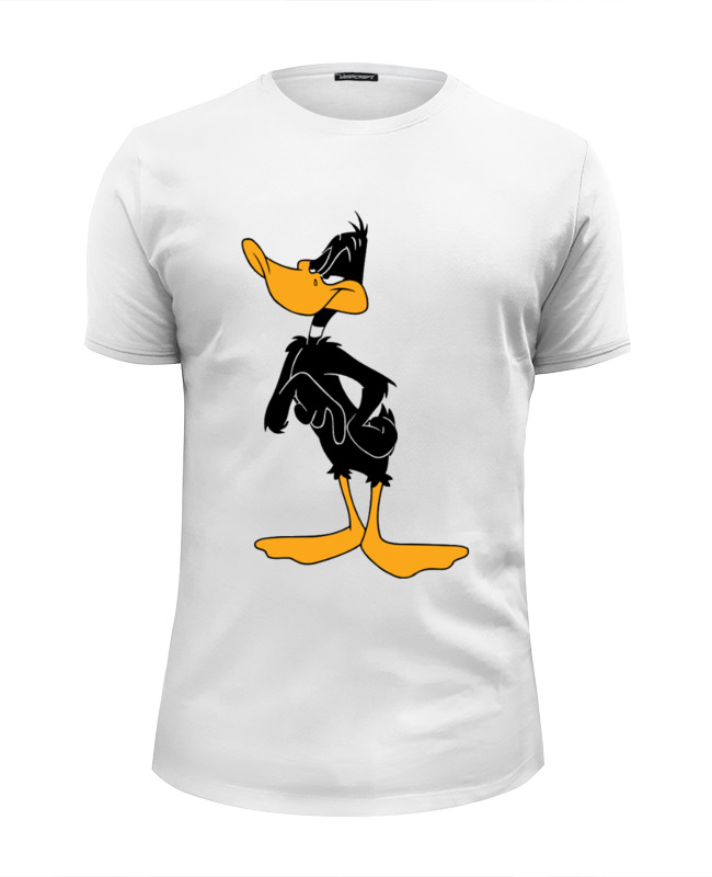 printio футболка wearcraft premium даффи дак Printio Футболка Wearcraft Premium Slim Fit Daffy duck