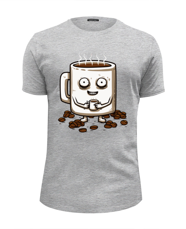 Printio Футболка Wearcraft Premium Slim Fit Кофе (coffee)