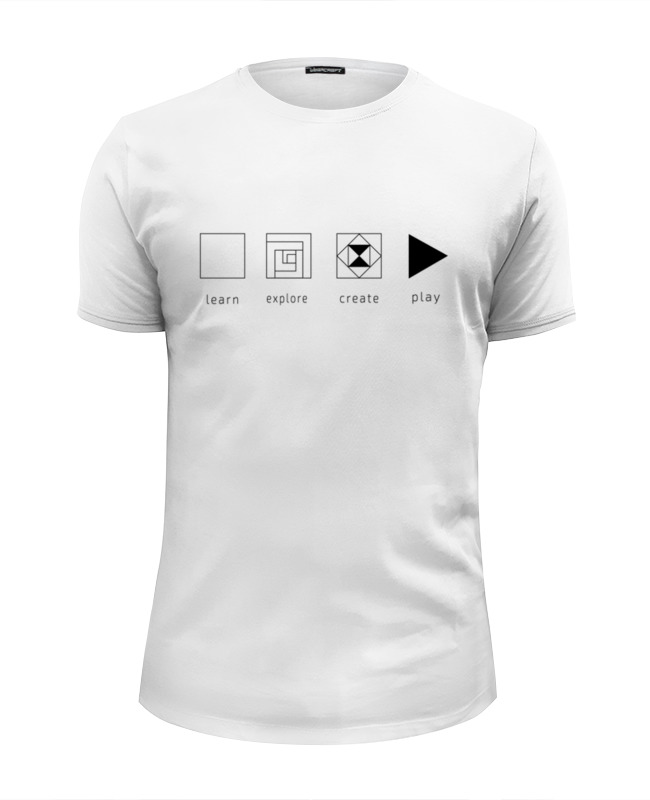Printio Футболка Wearcraft Premium Slim Fit Творческий процесс printio футболка wearcraft premium slim fit играй в волейбол
