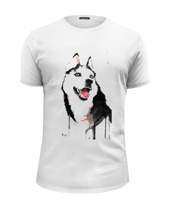 Printio Футболка Wearcraft Premium Slim Fit Хаски printio футболка wearcraft premium slim fit обнимашки только для собак