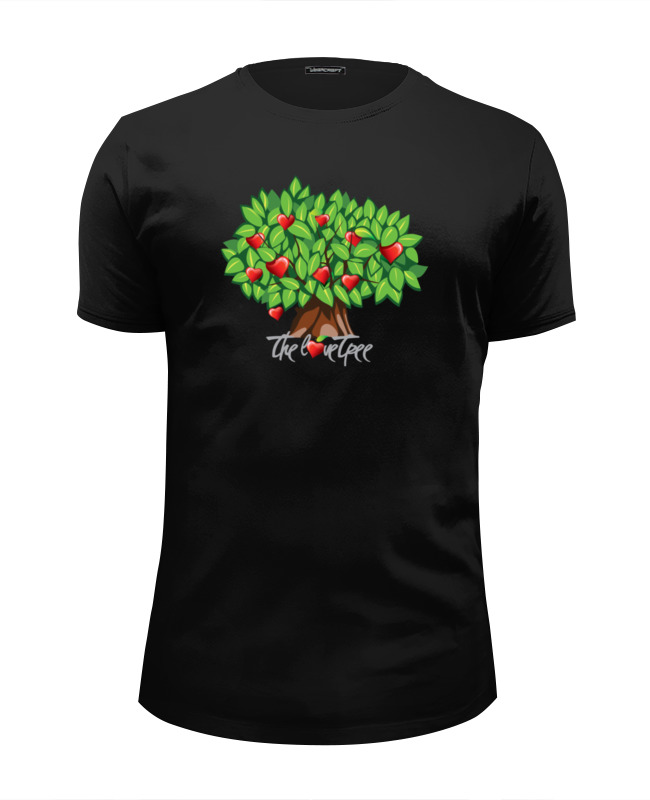 printio футболка wearcraft premium slim fit подкова на удачу Printio Футболка Wearcraft Premium Slim Fit Icalistini the love tree дерево любви