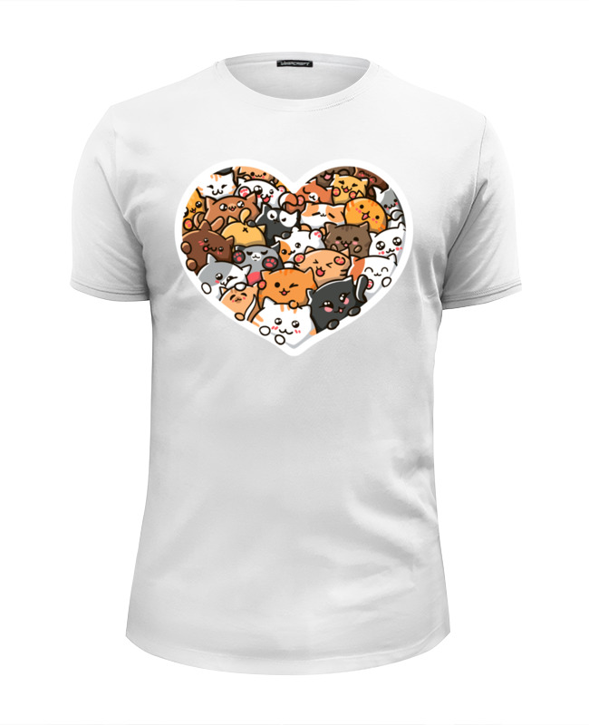 Printio Футболка Wearcraft Premium Slim Fit Котики