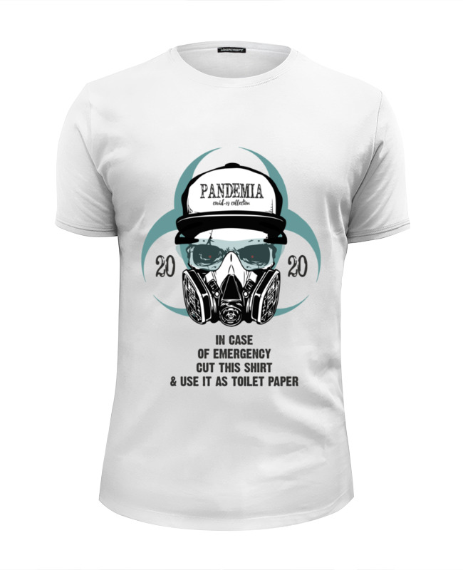 Printio Футболка Wearcraft Premium Slim Fit Pandemia shirt printio футболка wearcraft premium slim fit осторожно излучение лазера