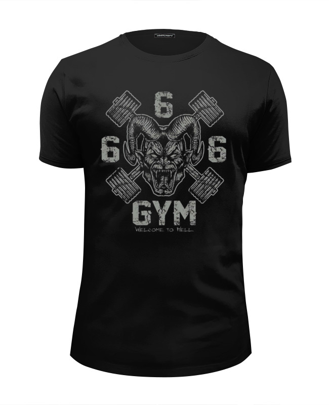 Printio Футболка Wearcraft Premium Slim Fit 666 gym printio футболка wearcraft premium slim fit 666 gym