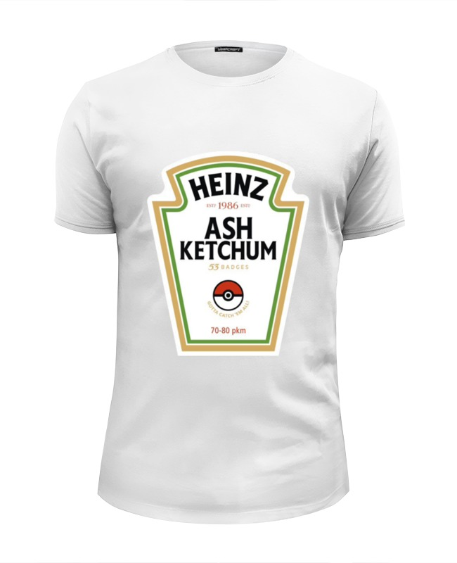 Printio Футболка Wearcraft Premium Slim Fit Heinz ash ketchum printio футболка wearcraft premium slim fit heinz ash ketchum