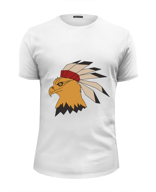 Printio Футболка Wearcraft Premium Slim Fit Индеец гордый орел