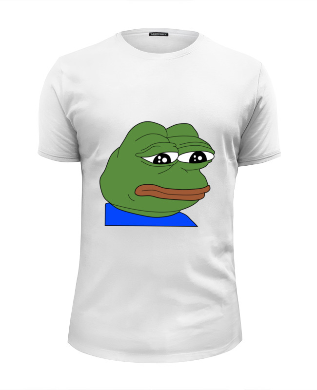 Printio Футболка Wearcraft Premium Slim Fit Sad frog printio футболка wearcraft premium slim fit sad frog