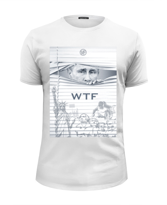 Printio Футболка Wearcraft Premium Slim Fit Wtf (что происходит?) printio футболка классическая большого размера wtf что происходит
