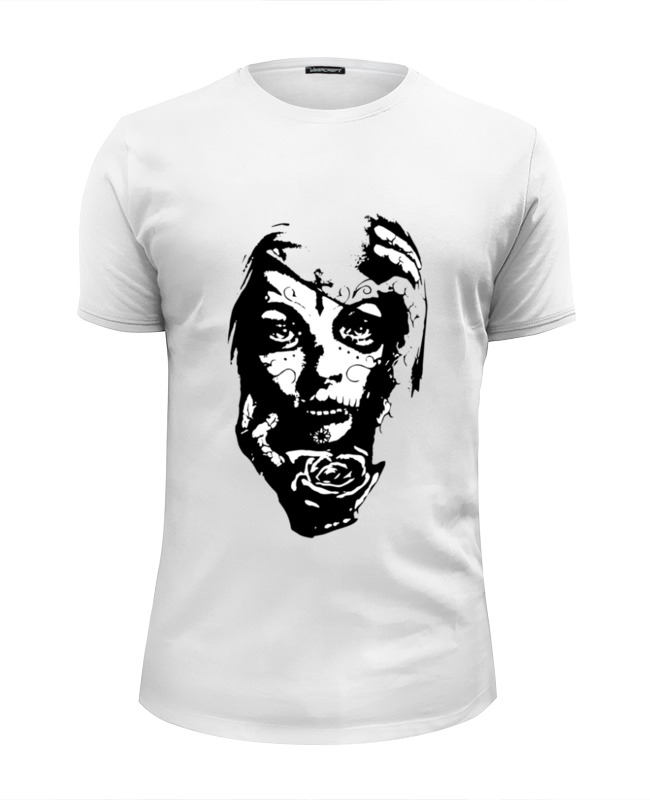 Printio Футболка Wearcraft Premium Slim Fit Day of the dead (день мертвых) french nicci day of the dead