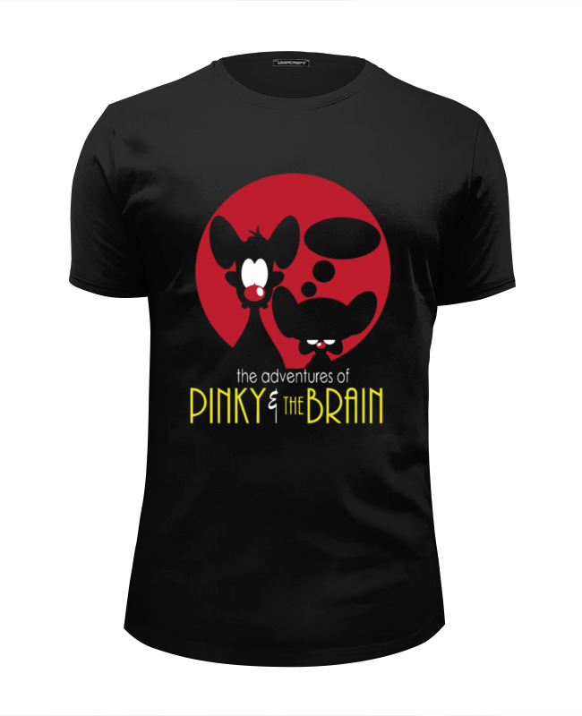 Printio Футболка Wearcraft Premium Slim Fit Пинки и брэйн printio футболка wearcraft premium slim fit пинки и брэйн