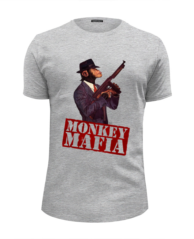 printio футболка wearcraft premium slim fit mafia Printio Футболка Wearcraft Premium Slim Fit Monkey mafia