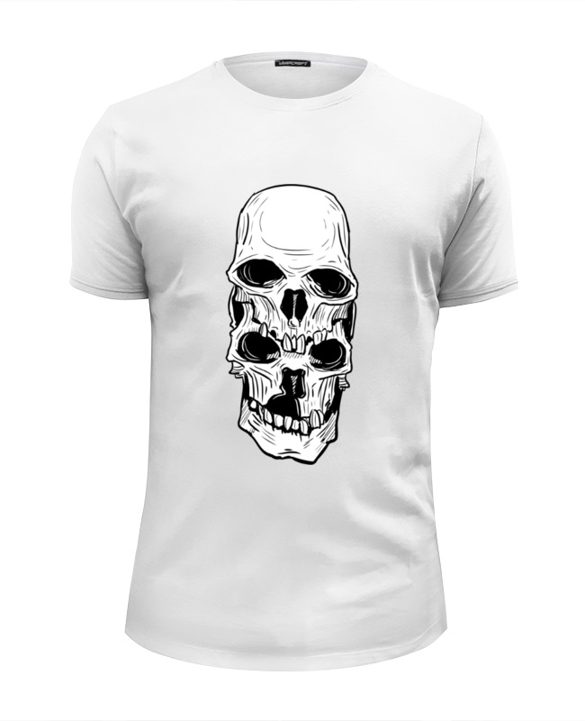 Printio Футболка Wearcraft Premium Slim Fit Skull