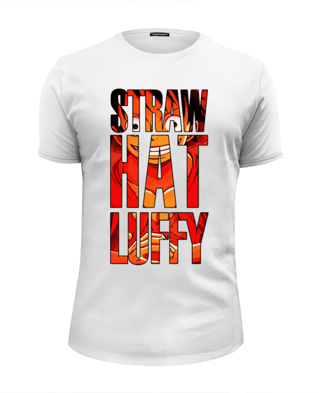 Printio Футболка Wearcraft Premium Slim Fit Straw hat luffy (one piece)