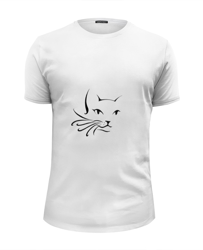 printio футболка wearcraft premium slim fit кошки не дети Printio Футболка Wearcraft Premium Slim Fit Кошка