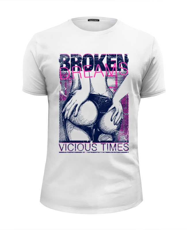 Printio Футболка Wearcraft Premium Slim Fit Broken dreams