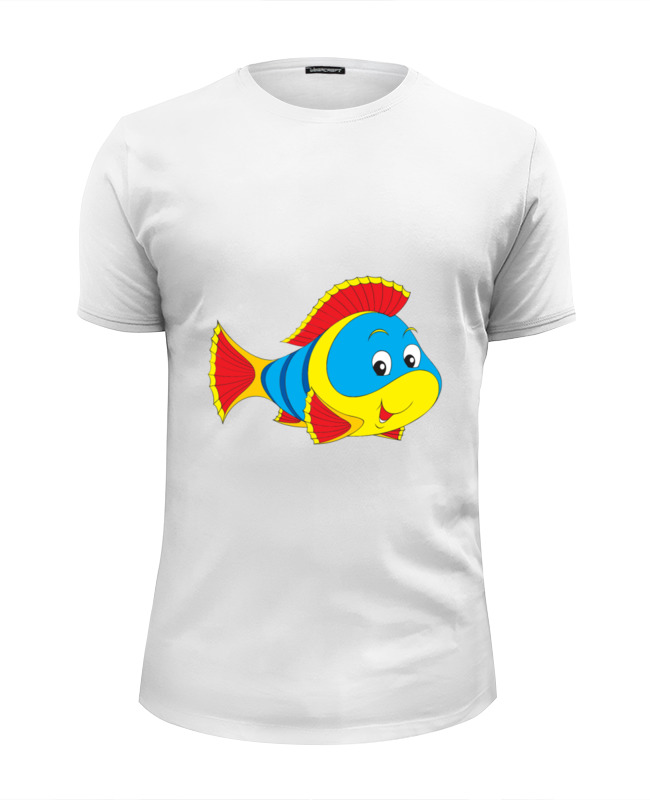 Printio Футболка Wearcraft Premium Slim Fit Рыбка 3 printio футболка wearcraft premium slim fit аквариумные рыбки