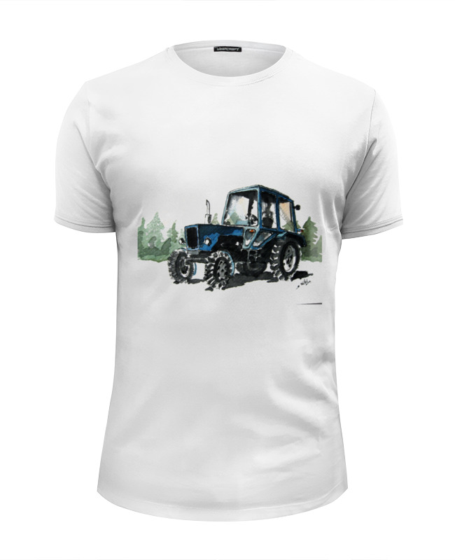 Printio Футболка Wearcraft Premium Slim Fit трактор от михаила доманова printio футболка wearcraft premium трактор от михаила доманова