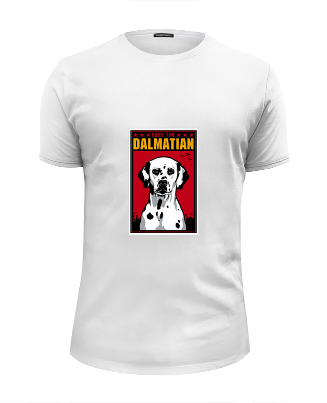 Printio Футболка Wearcraft Premium Slim Fit Собака: dalmatian